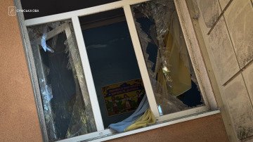 Windows blown out at a kindergarten in Sumy after a Russian guided aerial bomb strike on July 2. (Source: Sumy Regional Military Administration) Windows blown out at a kindergarten in Sumy after a Russian guided aerial bomb strike on July 2. (Source: Sumy Regional Military Administration)