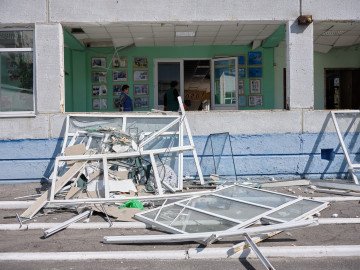Aftermath of a Russian missile strike on Kharkiv, damaged school, April 18, 2025. (Source: UNITED24 Media) Aftermath of a Russian missile strike on Kharkiv, damaged school, April 18, 2025. (Source: UNITED24 Media)
