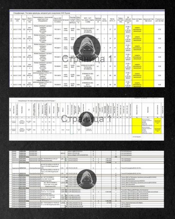 Spreadsheet from leaked files detailing equipment specifications and delivery timelines for nuclear projects, including Bushehr. (Source: CyberLegion)