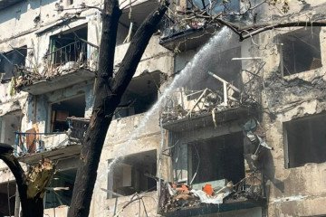 Consequences of the shelling of Kramatorsk on August 18. (Source: Donetsk Oblast Prosecutor's Office)