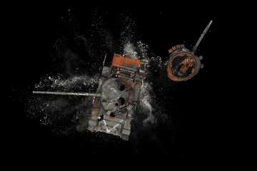 Illustrative image. Destroyed Russian main battle tanks. (Source: UNITED24 Media/Oleksandr Manukians)