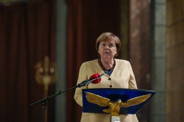 Former German Chancellor Angela Merkel. (Source: Getty Images)
