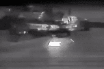 Ukraine’s SBU Releases Drone Strike Video Targeting Russian Oil Platform in Caspian Sea