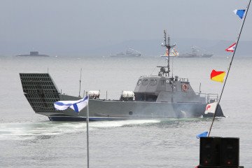 Russian Serna-class landing craft.
