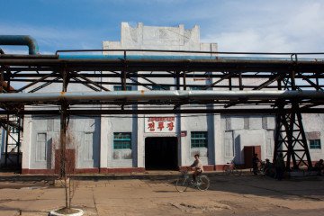 Hungnam nitrogen fertilizer plant, South Hamgyong Province, Hamhung, North Korea on September 11, 2012 in Hamhung, North Korea. (Source: Getty Images)