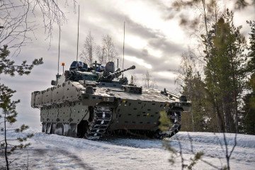 British Ajax armored vehicle. (Source: The British Army)