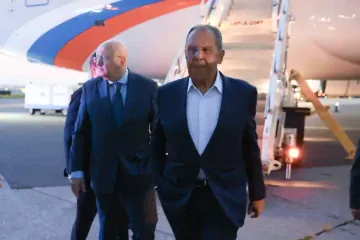 Russian Foreign Minister Sergey Lavrov Arrives in New York to Lead UN Security Council Sessions