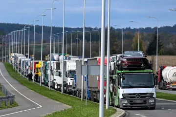 Ukrainian Truck Traffic Restored at Three Checkpoints on Polish Border