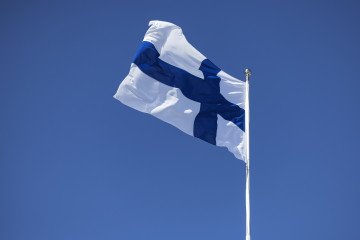 Finland Allocates €28.5 Million to Build New Power Plants for Ukraine The national flag of Finland. (Source: Getty Images)