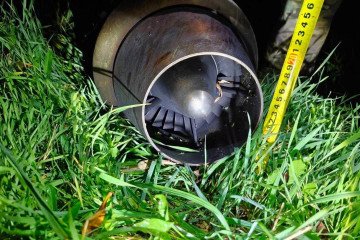A fragment of the turbojet engine recovered from the Geran-4 drone that crashed and exploded in Moldova’s Orhei district. (Source: NewsMaker)