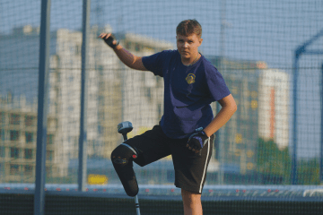 Kharkiv Teen Who Lost His Foot to Russia's War Returns to the Football Field With Pride