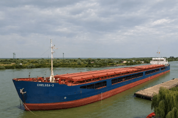 Maltese-flagged Chelsea 3 at a Romanian port, Sulina, July 7, 2026.