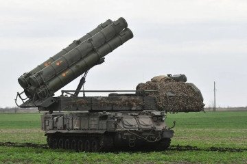 Illustrative image. A Russian BUK-M3 air defense system in Ukraine. (Photo: open source)
