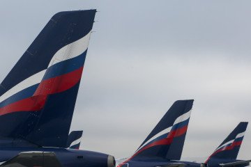 Civil jet airplanes of Aeroflot Russian Airlines are pictured at Sheremetyevo airport near Moscow, Russia. (Source: Getty Images) Civil jet airplanes of Aeroflot Russian Airlines are pictured at Sheremetyevo airport near Moscow, Russia. (Source: Getty Images)