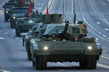 Russia Tank Manufacturer Floats Robotic AI Replacement for Flawed Armata Platform A Russian T-14 Armata tank. (Source: Getty Images)