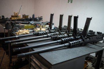 Illustrative image. M2 Browning machine guns are restored in a repair shop of one of the military logistical support units of the Armed Forces of Ukraine, on November 7, 2025. (Source: Getty Images) Illustrative image. M2 Browning machine guns are restored in a repair shop of one of the military logistical support units of the Armed Forces of Ukraine, on November 7, 2025. (Source: Getty Images)
