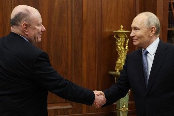 Russia’s leader Vladimir Putin meets with mining giant Norilsk Nickel President Vladimir Potanin in Moscow on July 15, 2026. (Source: Getty Images)