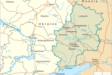 mapa del conflicto en ucrania