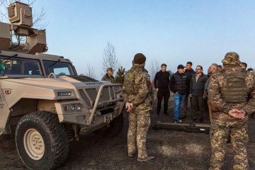 RapidRanger air defense system equipped with LMM missile launcher in Ukraine, March 2026. (Source: Mykhailo Fedorov) RapidRanger air defense system equipped with LMM missile launcher in Ukraine, March 2026. (Source: Mykhailo Fedorov)