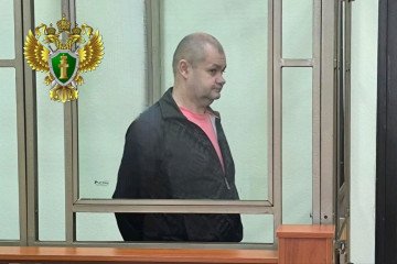 Russia Sentences Former Ukrainian Soldier to 18 Years in Occupied Sevastopol on Treason Charges Ruslan Chornyi-Shvets in the occupation court in Crimea. (Source: Sevastopol “prosecutor's office”)