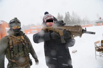 Illustrative image. The Italian Beretta ARX160 assault rifle during tests in Russian special forces in 2021.