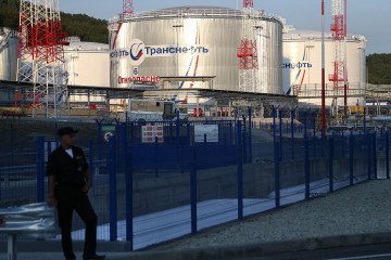 Fire Engulfs Russia’s Second-Largest Oil Export Center After Ukrainian Strike