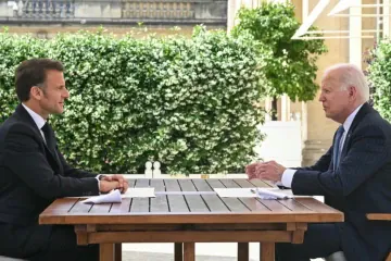 Joe Biden and Emmanuel Macron Support the Use of Frozen Russian Assets to Aid Ukraine