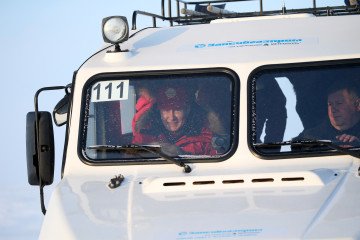 Russian leader Vladimir Putin visits Alexandra Land on the Franz Josef Land archipelago in the Russian Arctic, March 29, 2017. (Source: Getty Images) Russian leader Vladimir Putin visits Alexandra Land on the Franz Josef Land archipelago in the Russian Arctic, March 29, 2017. (Source: Getty Images)