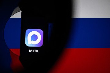 Illustrative photo shows the Russia MAX messenger logo displayed on a smartphone on February 13, 2026. ( Illustrative photo shows the Russia MAX messenger logo displayed on a smartphone on February 13, 2026. (
