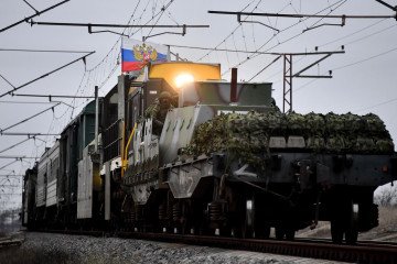 Ukrainian Forces Destroy Russian Locomotive for the First Time in Targeted Strike, Video