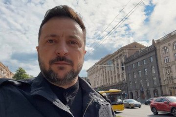 Zelenskyy Marks Day of Remembrance and Victory Over Nazism in WWII in His Kyiv Speech