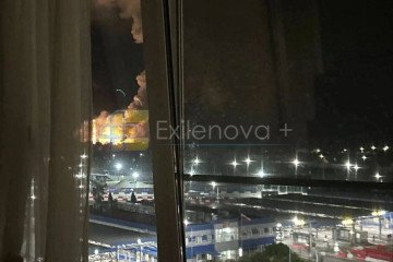 Smoke rising from a Russian S-400 air defense system reportedly targeted in Sochi, September 4, 2026.