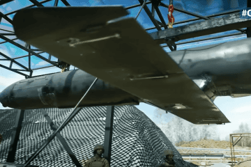 The Russian Geran-5 jet-powered attack drone. Illustrative photo. (Source: OTS LIVE)