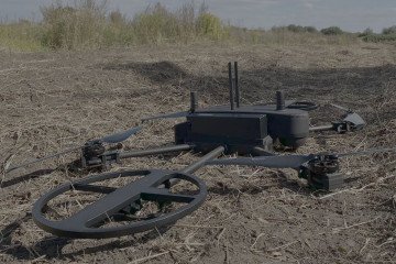 Ukrainian Spinner mine-detection drone. (Source: Ailand Systems) Ukrainian Spinner mine-detection drone. (Source: Ailand Systems)
