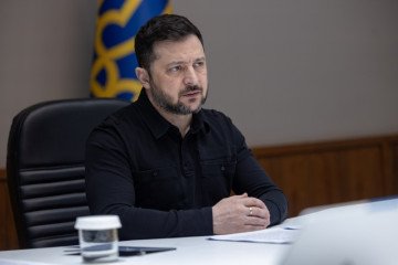 Ukrainian President Volodymyr Zelenskyy during the European Council meeting on March 19, 2026. (Source: Office of the President of Ukraine)