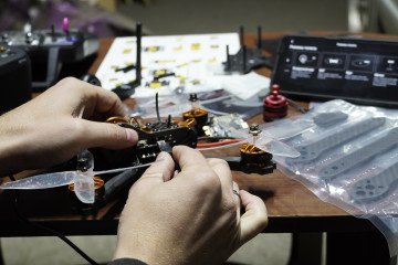Russian cameraman and drone engineer Gleb Sivkov designs military helicopters and quadcopters for the Russian army in Semikarakorsk town of Rostov region, Russia on October 21, 2022. Illustrative photo. (Source: Getty Images)