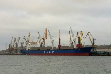 Bulk carrier. (Source: Facebook/Katerina Yaresko)