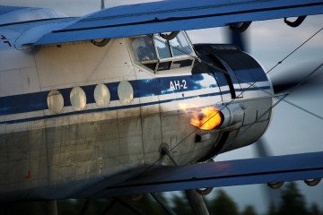 Antonov An-2 small aircraft in Russia, 2010. Antonov An-2 small aircraft in Russia, 2010.