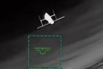 A Ukrainian interceptor drone approaches a Russian Geran-5 jet-powered attack UAV during an interception. (Source: Serhiy Prytula Charity Foundation)