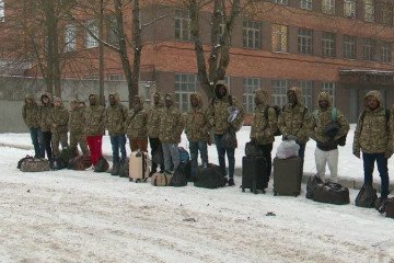 Illustrative image. A group of African mercenaries is being prepared to be sent to the frontline in Ukraine. (Source: Russian media)
