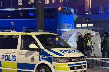 Swedish police conduct forensic work at the scene of a deadly bus stop incident in Stockholm. Illustrative photo. (Source: Getty Images)