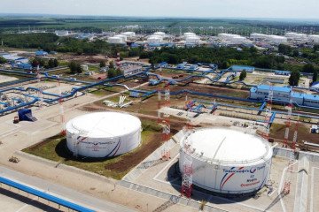Transneft–Privolga oil facility in Russia’s Samara region. Transneft–Privolga oil facility in Russia’s Samara region.