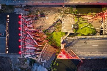 Ukrainian Memorial “Road of Life” by Mykola Kabluka. (Source: Mykola Kabluka/Instagram)