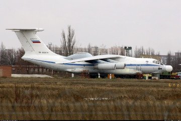 A Russian A-60 airborne laser laboratory parked in Taganrog, Russia. (Photo: open sources)