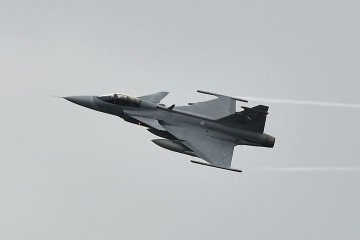 Gripen fighter jet. (Source: Getty Images)