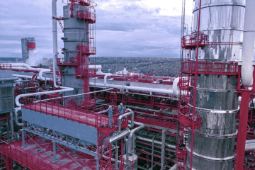 Metafrax production infrastructure at the company’s chemical plant in Russia’s Perm region.