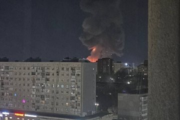 Strike on the VNIIR-Progress plant in Cheboksary, May 5, 2026. (Source: Exilenova+)