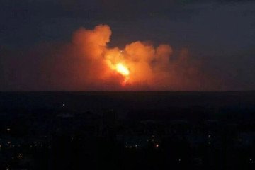 Ukrainian Defense Forces Hit Russian Military Storage Facility Near Russian Kursk