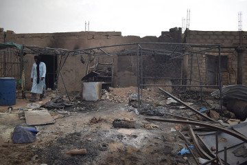 A man walks past a structure damaged in a drone attack allegedly carried out by the Malian army near the Algerian border in Talhandak on July 8, 2026. Illustrative image. (Source: Getty Images) A man walks past a structure damaged in a drone attack allegedly carried out by the Malian army near the Algerian border in Talhandak on July 8, 2026. Illustrative image. (Source: Getty Images)