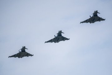 UK Typhoon Jets Could Patrol Ukraine’s Airspace in Policing Mission After Ceasefire